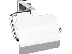 UCHWYT Z KLAPKĄ NA PAPIER TOALETOWY QUAD CHROM
