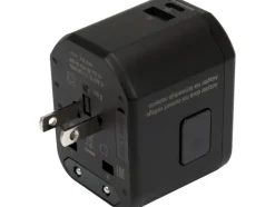 UNIWERSALNY ADAPTER PODRÓŻNY DO PONAD 150 KRAJÓW Z SZYBKĄ ŁADOWARKĄ USB Q.C. 3.0, 20W