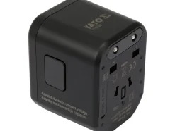 UNIWERSALNY ADAPTER PODRÓŻNY DO PONAD 150 KRAJÓW Z SZYBKĄ ŁADOWARKĄ USB Q.C. 3.0, 20W
