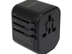 UNIWERSALNY ADAPTER PODRÓŻNY DO PONAD 150 KRAJÓW Z SZYBKĄ ŁADOWARKĄ USB Q.C. 3.0, 20W