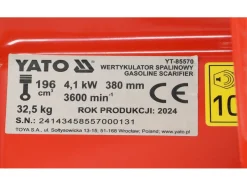 WERTYKULATOR/AERATOR SPALINOWY 2W1 38CM POJ 196CM3