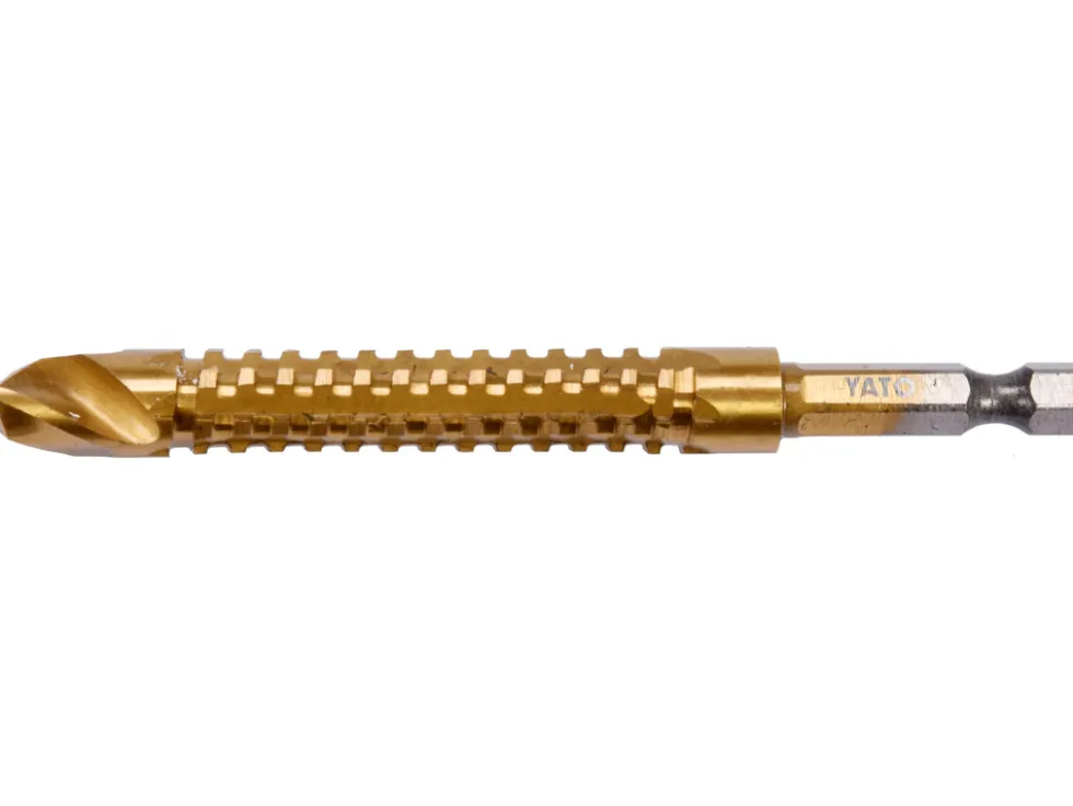 WIERTŁO FREZUJĄCE DO METALU 10,0MM HSS-TIN HEX