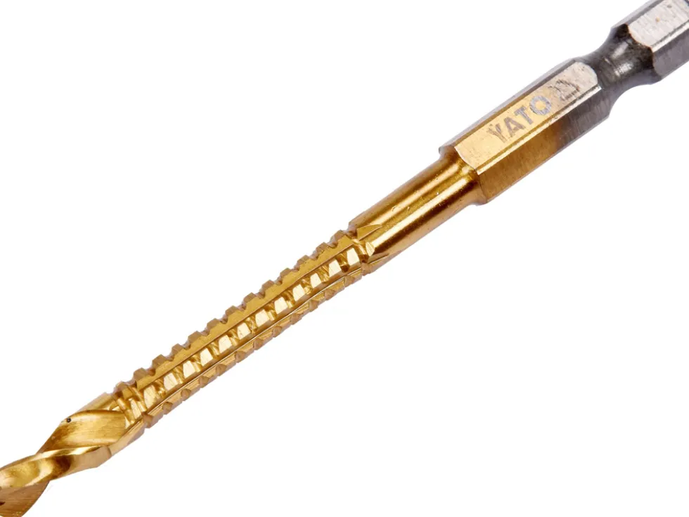 WIERTŁO FREZUJĄCE DO METALU 5,0MM HSS-TIN HEX