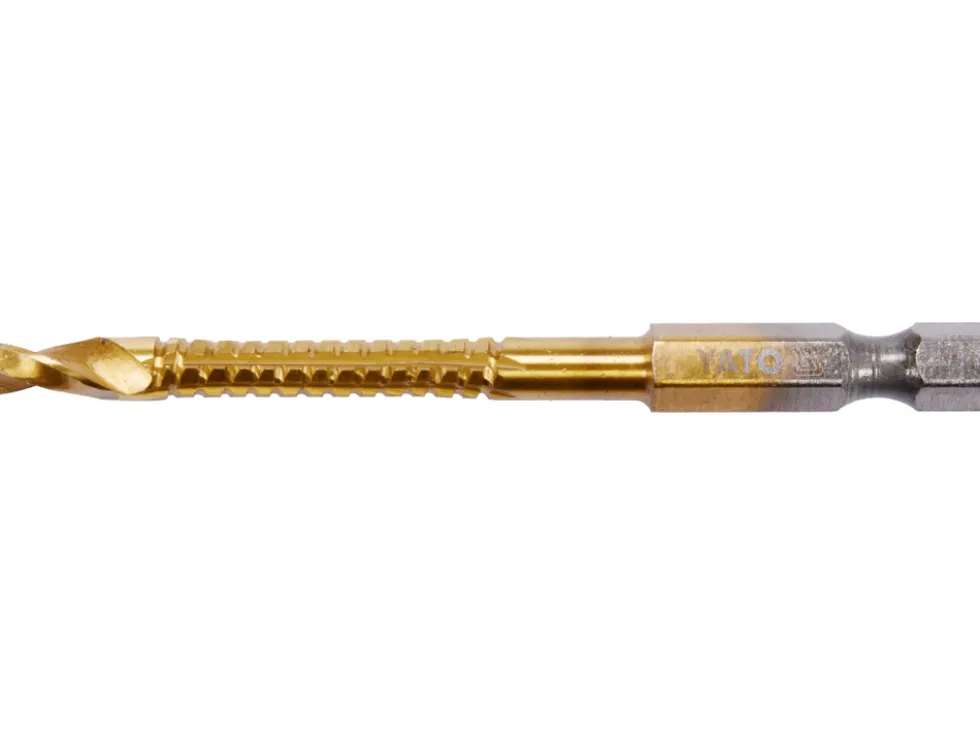 WIERTŁO FREZUJĄCE DO METALU 5,0MM HSS-TIN HEX