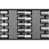 WKŁAD DO SZUFLADY NASADKI DŁUGIE 8-21MM 1/2" 14CZ.