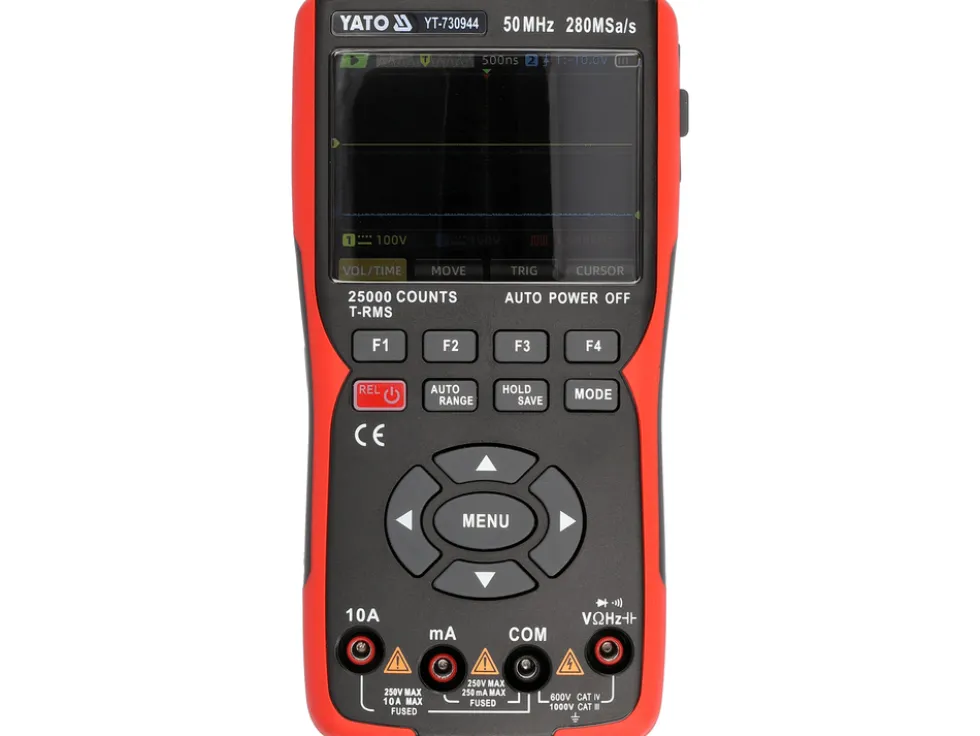 3 W 1 OSCYLOSKOP, MIERNIK CYFROWY, GENERATOR 280MSA/S 50MHZ