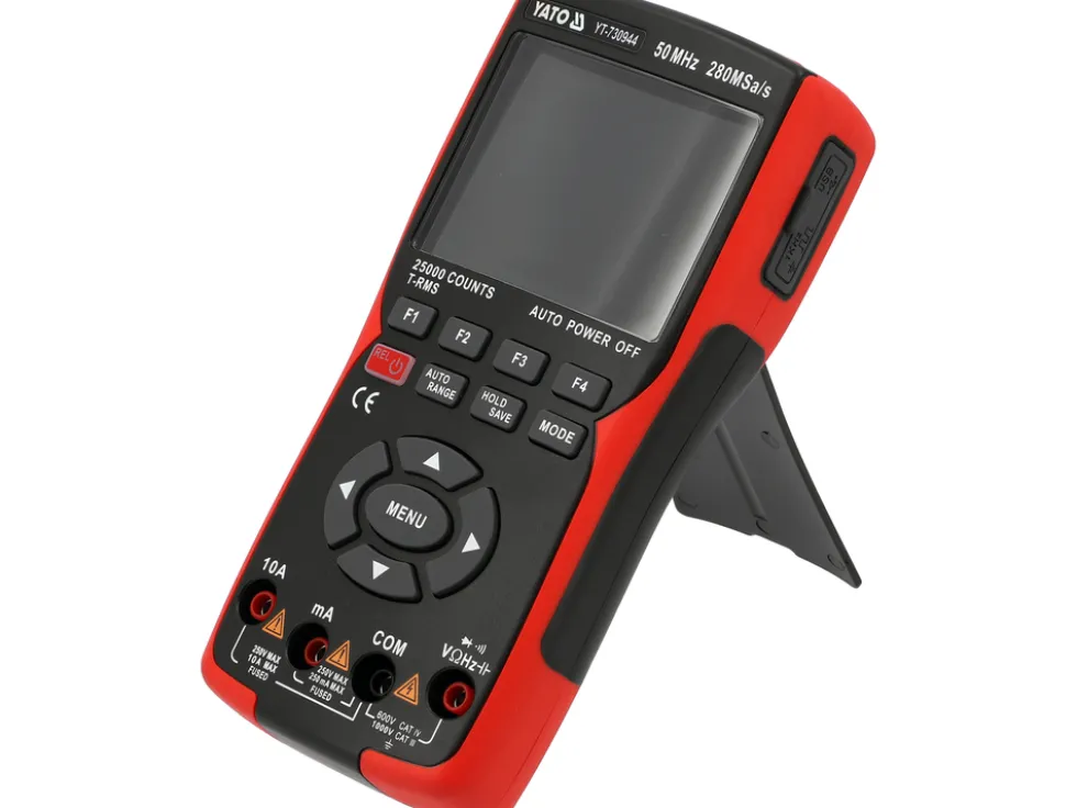 3 W 1 OSCYLOSKOP, MIERNIK CYFROWY, GENERATOR 280MSA/S 50MHZ