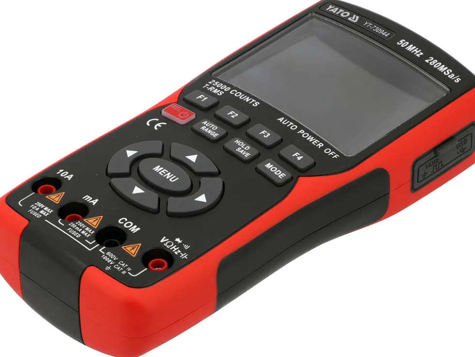 3 W 1 OSCYLOSKOP, MIERNIK CYFROWY, GENERATOR 280MSA/S 50MHZ