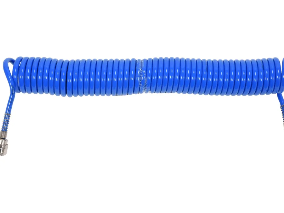 WĄŻ SPIRALNY 6,5MM X 10MM X 10M PU Z SZYBKOZŁĄCZAMI