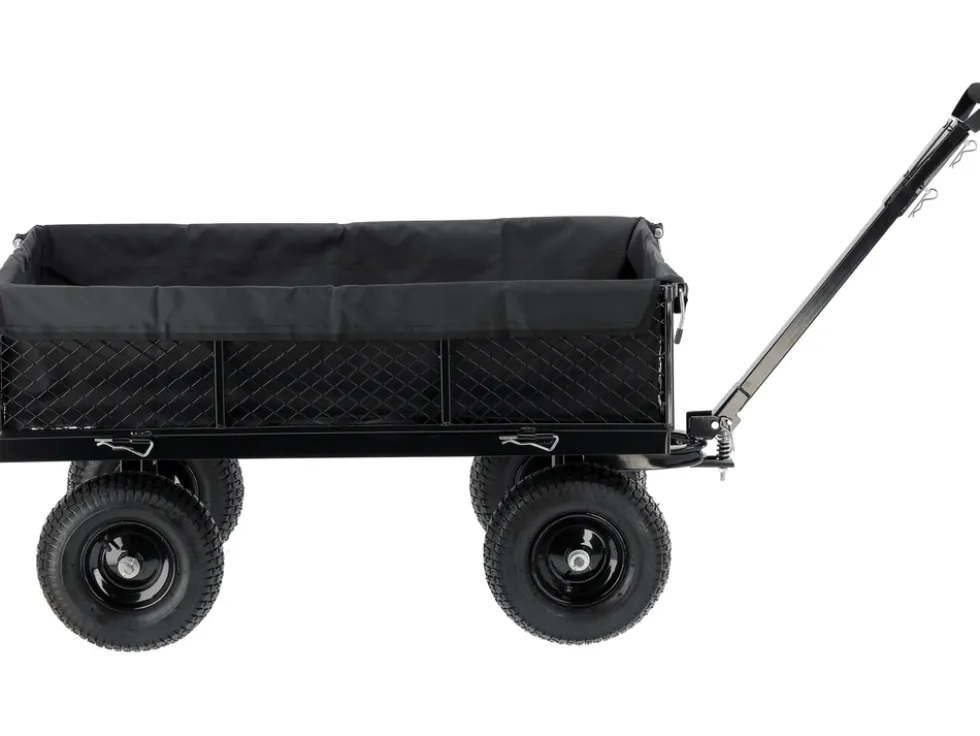 WÓZEK OGRODOWY XL 450KG Z POKROWCEM KOŁA 13"
