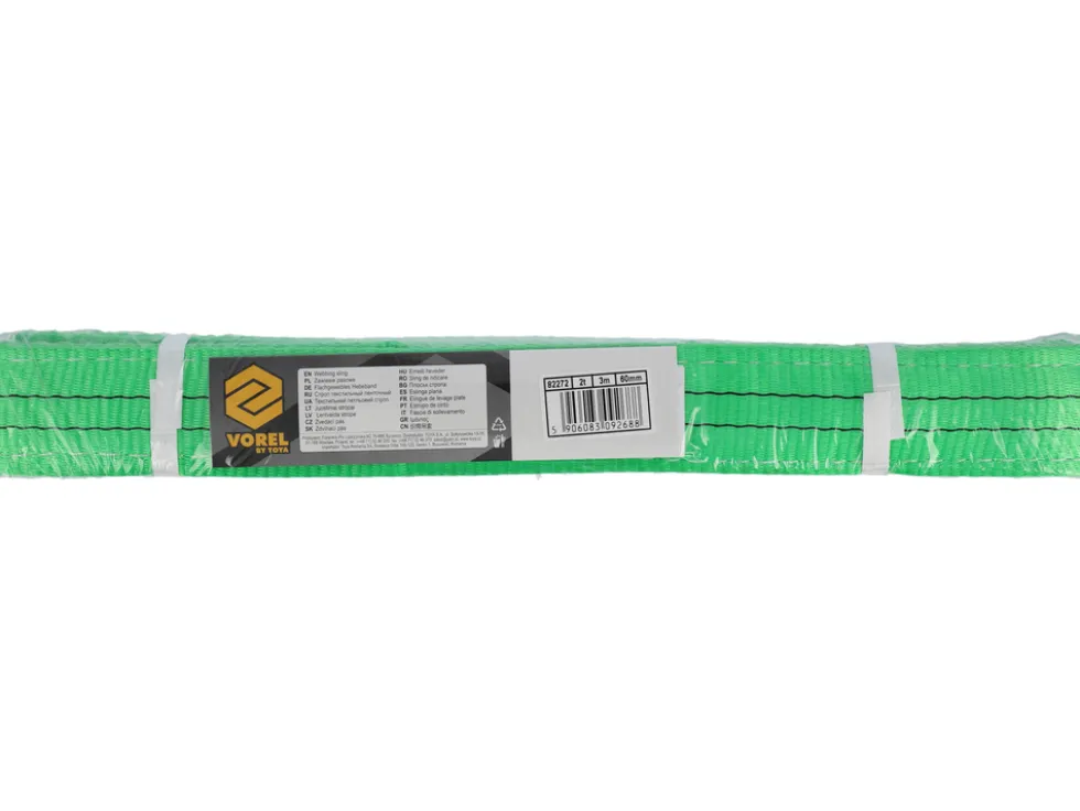 ZAWIESIE PASOWE, TEKSTYLNE 2T, 3M, 60MM DWUWARSTWOWE, PĘTLOWE