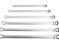ZESTAW KLUCZY OCZKOWYCH, DŁUGICH Z GRZECHOTKĄ 8-19MM, 6 SZT.