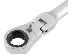 ZESTAW KLUCZY OCZKOWYCH, DŁUGICH Z GRZECHOTKĄ I PRZEGUBEM 8-19MM, 6 SZT.