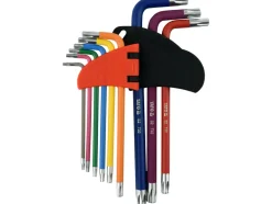 ZESTAW KLUCZY TORX TAMPERPROOF T10-T50 9SZT.