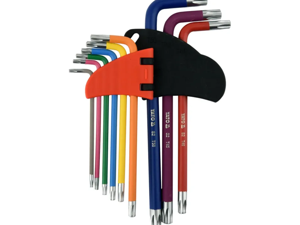 ZESTAW KLUCZY TORX TAMPERPROOF T10-T50 9SZT.