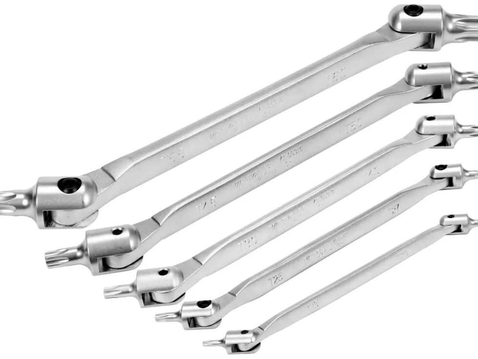 ZESTAW KLUCZY TORX Z PRZEGUBEM 5SZT.