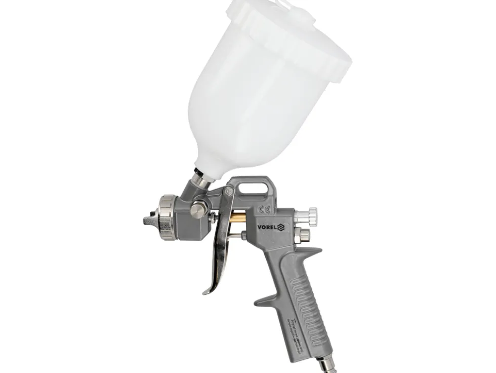 ZESTAW LAKIERNICZY, PISTOLET ZE ZBIORNIKIEM GÓRNYM, 5 SZT.