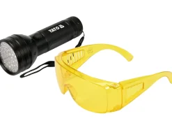 ZESTAW LATARKA UV 51 LED I OKULARY