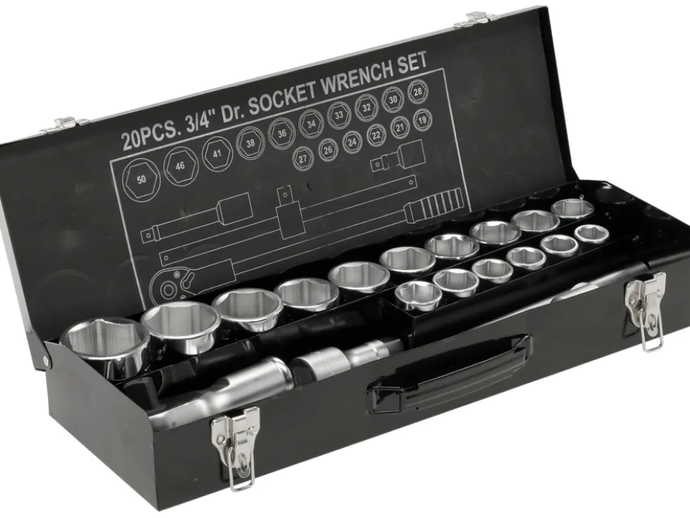 ZESTAW NARZĘDZIOWY 3/4'' 20 CZ.