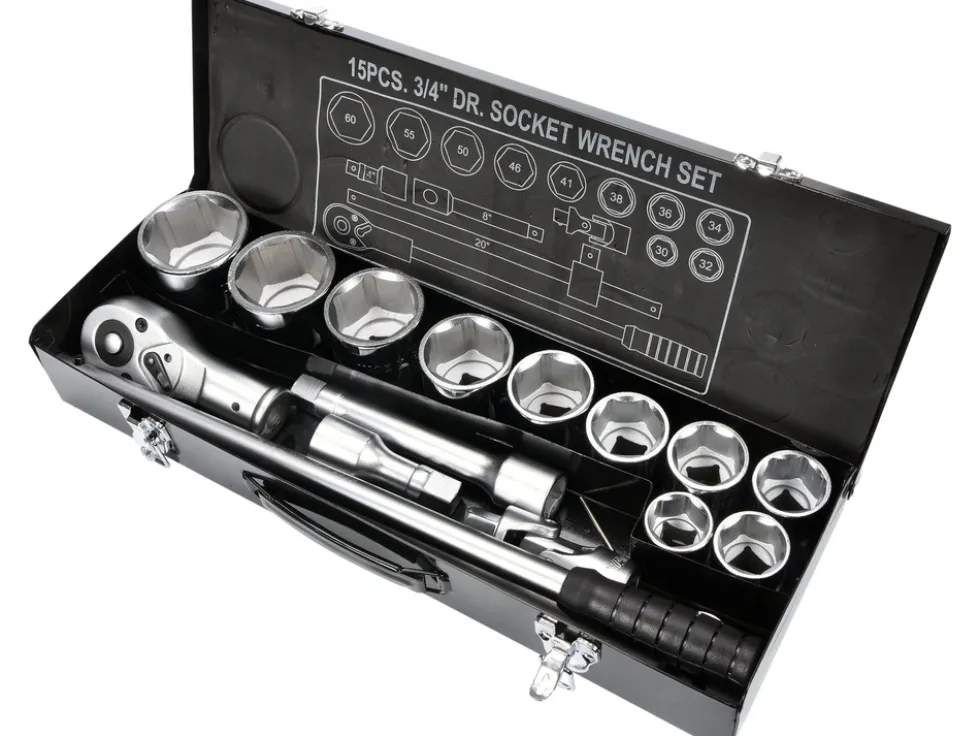 ZESTAW NARZĘDZIOWY 3/4", 15 CZ
