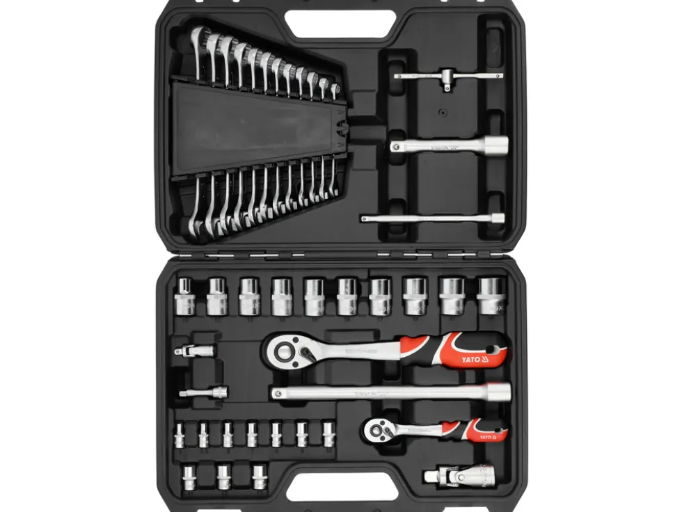 ZESTAW NARZĘDZIOWY 1/4"; 1/2" 41 ELEMENTY