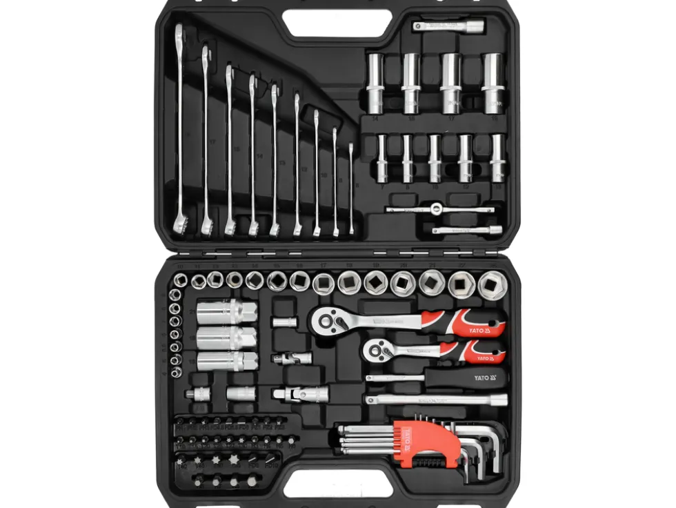 ZESTAW NARZĘDZIOWY 1/4"; 3/8" 92 ELEMENTY