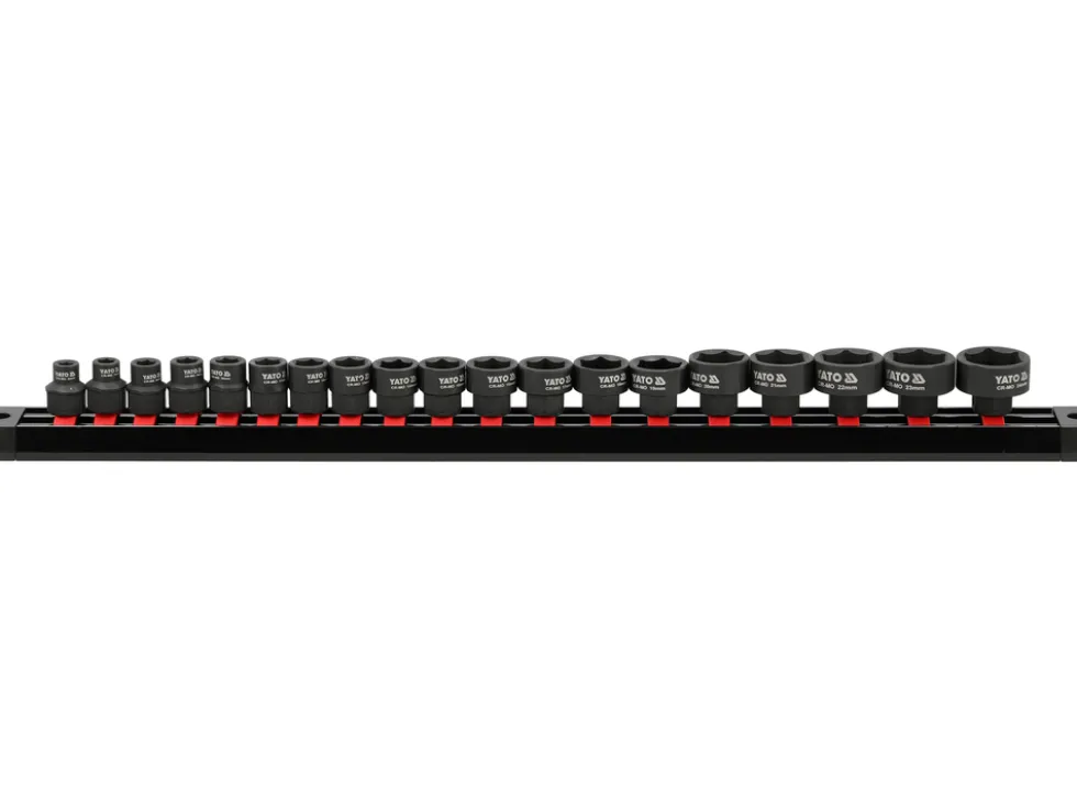 ZESTAW NASADEK UDAROWYCH KRÓTKICH 3/8" 17MM CRMO 19 ELEMENTÓW