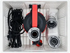 ZESTAW PRZECIWPOWODZIOWY POMPA 750W WĄŻ 10M KOSZ