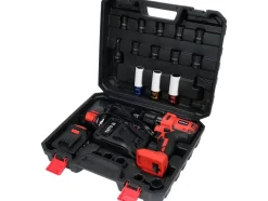 ZESTAW YATO 18V: KLUCZ UDAROWY 1/2'' 700 NM, NASADKI - DWA AKUMULATORY 3AH