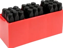ZNACZNIKI NUMERATORY LITEROWE 8 MM, ZESTAW 27 SZT.